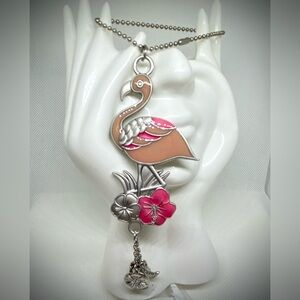 Flamingo Bag Charm/Key Chain Is Pretty and Subdued (for a flamingo) NWOT